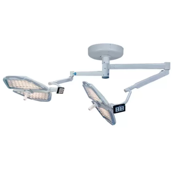 Lámpara de Cirugía Luz Led 2 Brazos