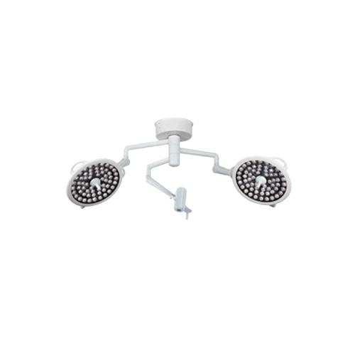 Lampara de Quirofano Luz Led 2 Campanas con Brazos para Monitor y Cámara