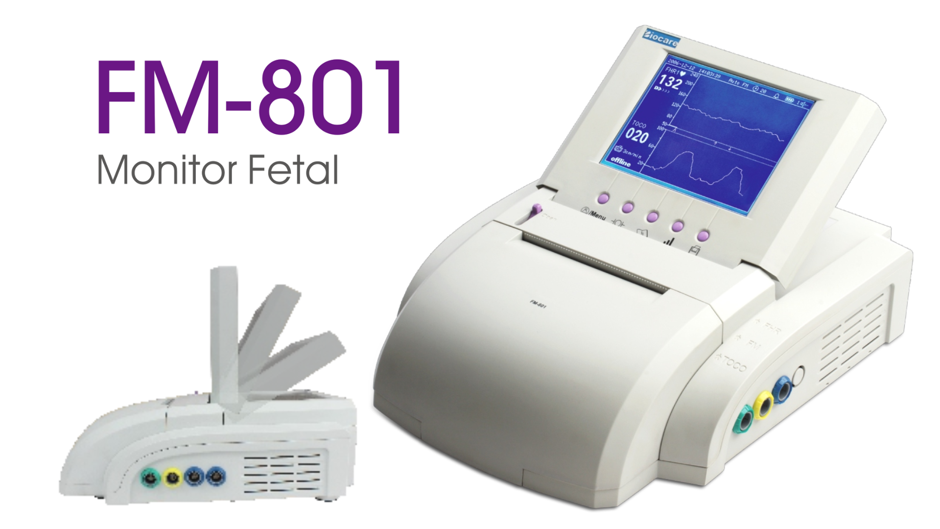 Tococardiógrafo Monitor Fetal FM 801