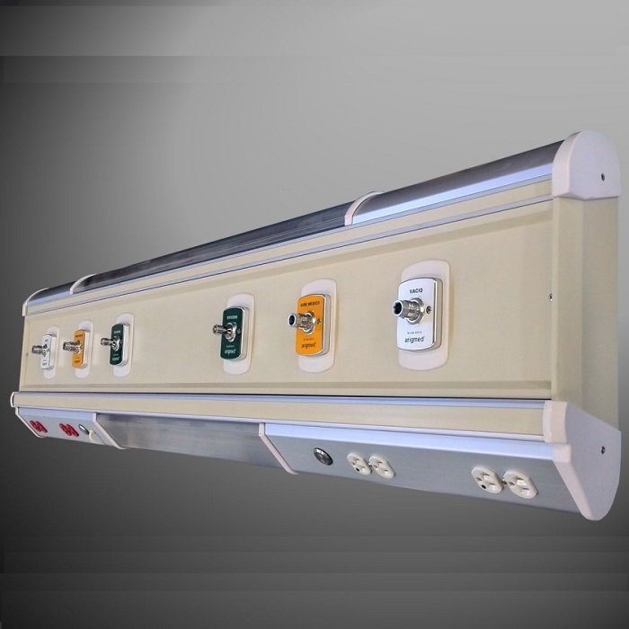 Cabecero para pacientes horizontal  Mod. Horizon III tipo puritan